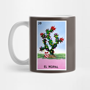 Ugly Christmas Sweater Spanish Mexican Christmas Tree Nopal Mug